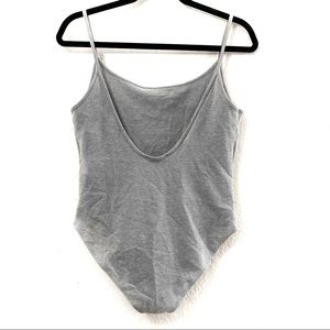 Grey Forever 21 Bodysuit BRAND NEW